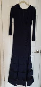 Beautiful navy blue Ralph Lauren evening gown